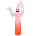 Witchwood™ Topbuy Prelit Yard Inflatable, White Ghost Halloween, 12'