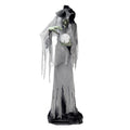 Witchwood™ Towering Witch Halloween Animatronic with Glowing Eyes & Magic Ball, 9.8-Ft
