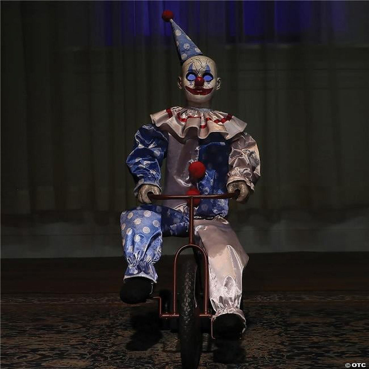 Witchwood™ 32" Animated Tricycle Clown Doll Halloween Decoration