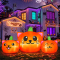 Witchwood™ 6.2FT Halloween Inflatable Pumpkin Cat Outdoor Decorations, Halloween Blow Ups with Lights for Party, Yard