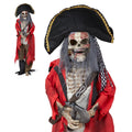 Witchwood™ 6.3FT Halloween Animatronic Pirate Standing Pirate The Sound Activated Halloween Prop