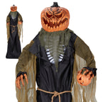 Witchwood™ 7FT Halloween Animatronic Standing Pumpkin Man The Sound Activated Halloween Prop