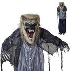 Witchwood™ 7FT Halloween Animatronic Werewolf w/ Werewolf Barking Sound The Sound Activated Halloween Prop