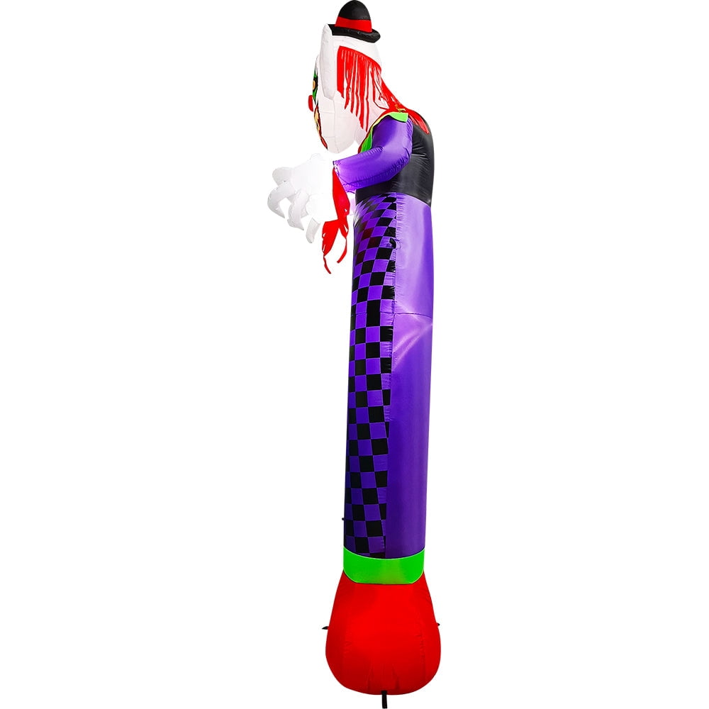 Witchwood™ CozyBox (5ft-9ft) Halloween Inflatable LED Light Up Archway Monster Pumpkin Blow Up Yard Decorations, Powerful Blower, Ground Stakes