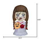 Witchwood™ New Warner Bros. Halloween The Conjuring's Annabelle Airblown Yard Inflatable Decor, 4.5'