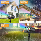 Witchwood™ Outdoor HD projector light, remote control 16 switchable modes, Christmas Halloween celebrations, birthdays, weddings and parties, waterproof light show