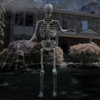 Witchwood™ 8 ft Tall Motion-Activated Towering Skeleton, Premium Talking Halloween Animatronic Decoration, Plug-In, HHTWRSKEL-2FLSA