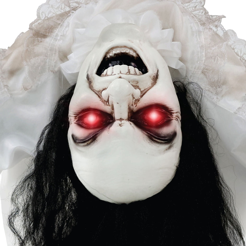 Witchwood™ Lifesize 35" Animatronic Possessed Woman with Lights and Sound, Halloween Decoration,HHLADY-11FLSA