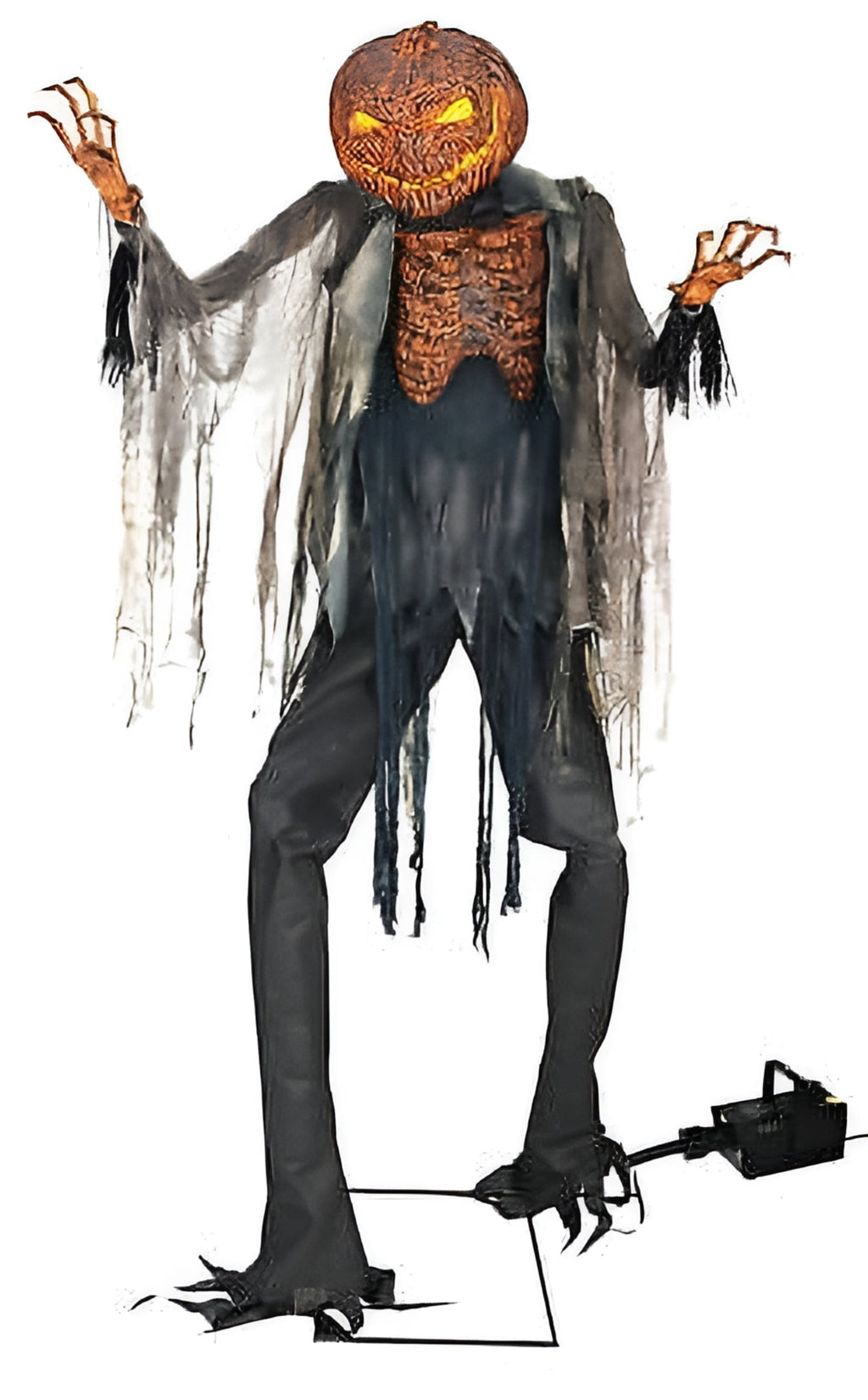 Witchwood™ 7 ft. Animated Scorched Scarecrow with Fog Machine Halloween Decoration
