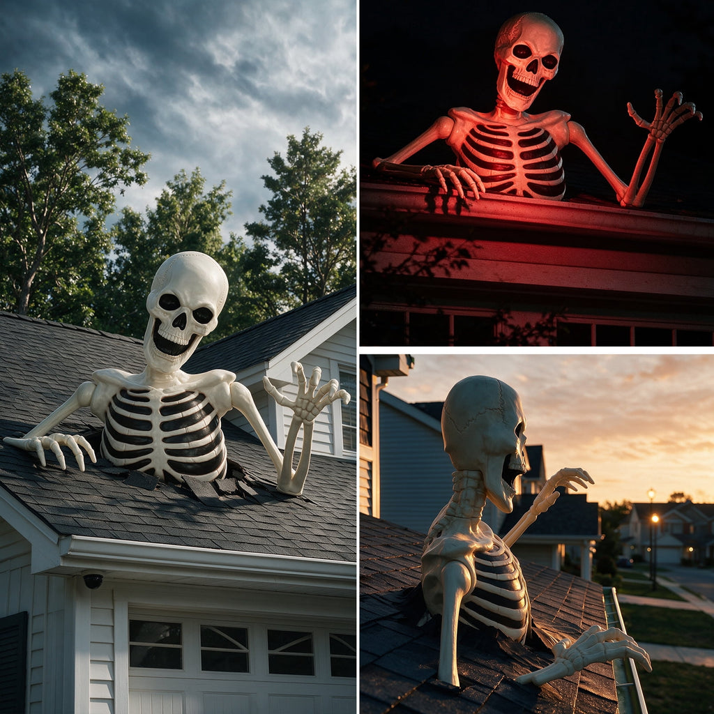 Witchwood™ 48" Halloween Giant Groundbreaker Skeleton, Halloween Decoration for Outdoor Yard and Porch