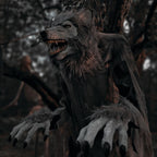 Witchwood™ 7 ft Tall Motion-Activated Towering Werewolf, Premium Halloween Animatronic, Plug-In, HHTWRWOLF-1FLSA