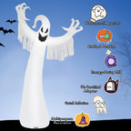 Witchwood™ Costway 12ft Inflatable Halloween Blow Up Ghost Decoration w/ Built-in LED Light