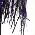 Witchwood™ 6 ft Black Willow Tree with Orange and Purple LED Lights for Outdoor Halloween Decor