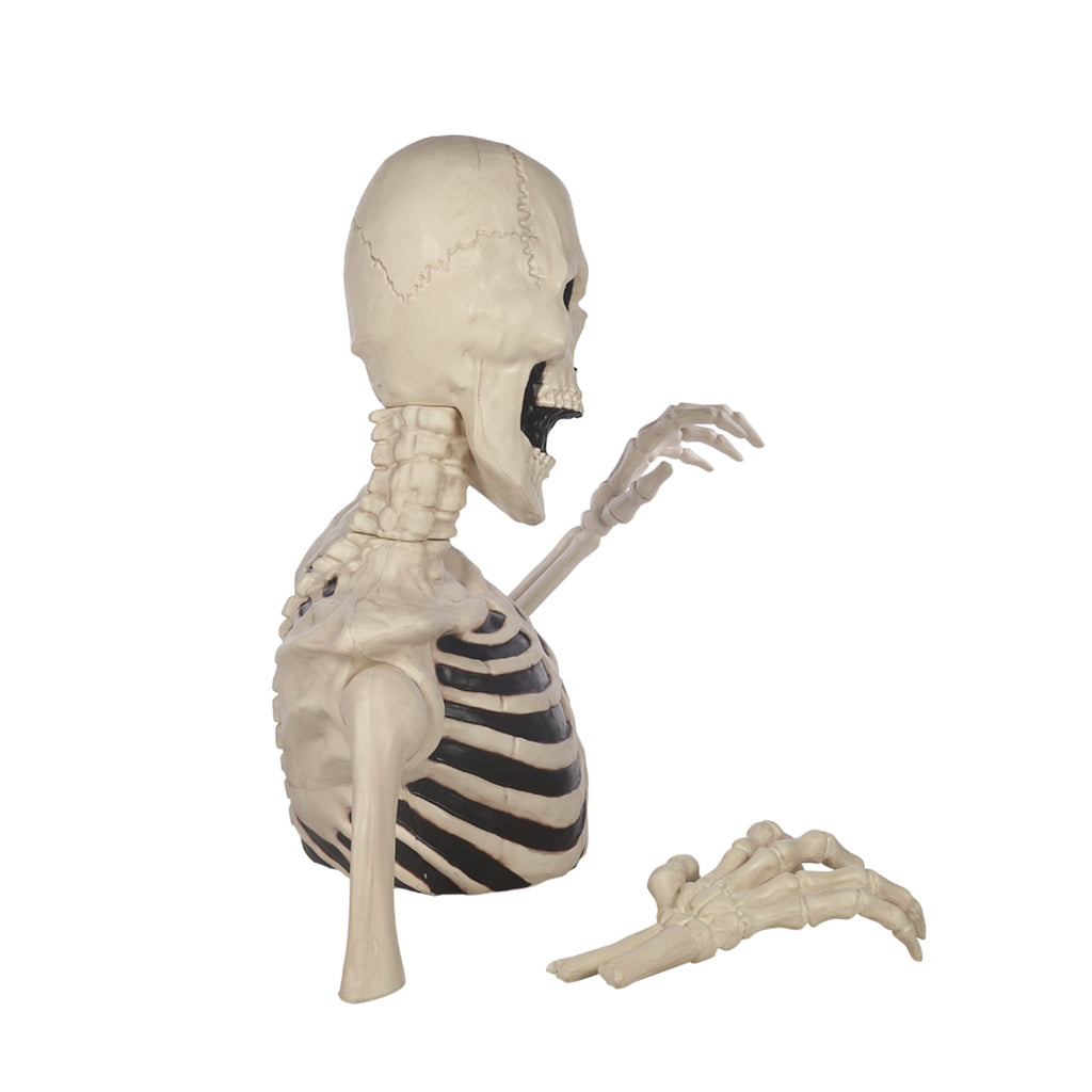 Witchwood™ 48" Halloween Giant Groundbreaker Skeleton, Halloween Decoration for Outdoor Yard and Porch