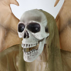 Witchwood™ 5.5 ft Life-size Animatronic Reaper with Wings, Halloween Decoration, HHWINGSKEL-4FLSA