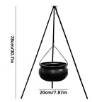 Witchwood™ SDJMa Halloween Decorations Outdoor, 7.8" Witch Cauldron on 30.7" Tripod with Timer String Lights, Halloween Haunted House Decor for Yard Lawn Garden Outside Party Supplies