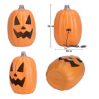 Witchwood™ 16in Pre-lit Halloween Pumpkin Jack O' Lantern with Bulbs for Porch, Front Door, Fireplace, Outdoor Decor