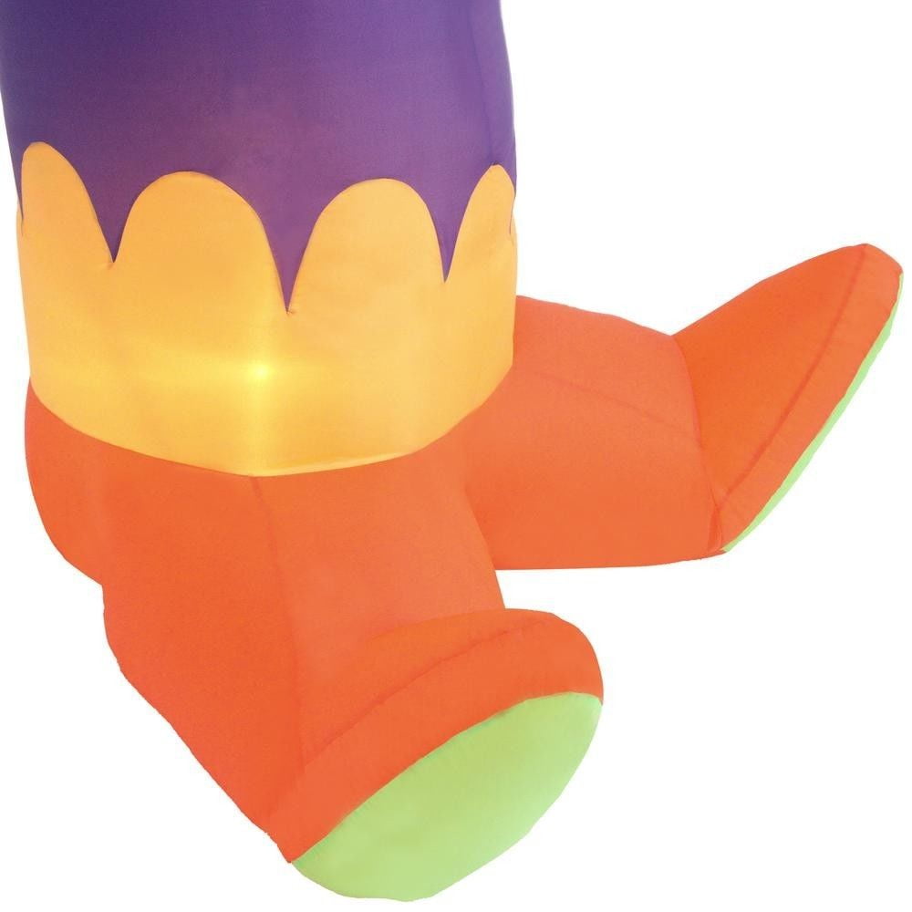 Witchwood™ Kaleidoscope Clown Airblown Halloween Yard Inflatable, 7.5'