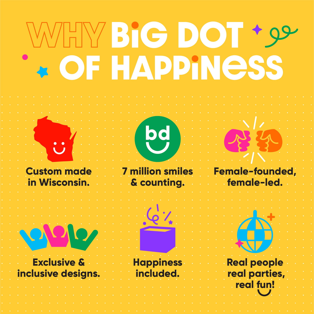 Witchwood™ Big Dot of Happiness Cute and Colorful Tombstones - Lawn Decorations - Outdoor Kids Halloween Party Yard Decorations - 10 Piece