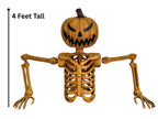 Witchwood™ FW96020 4 ft. Jack-O-Lantern Groundbreaker Halloween Outdoor Decoration