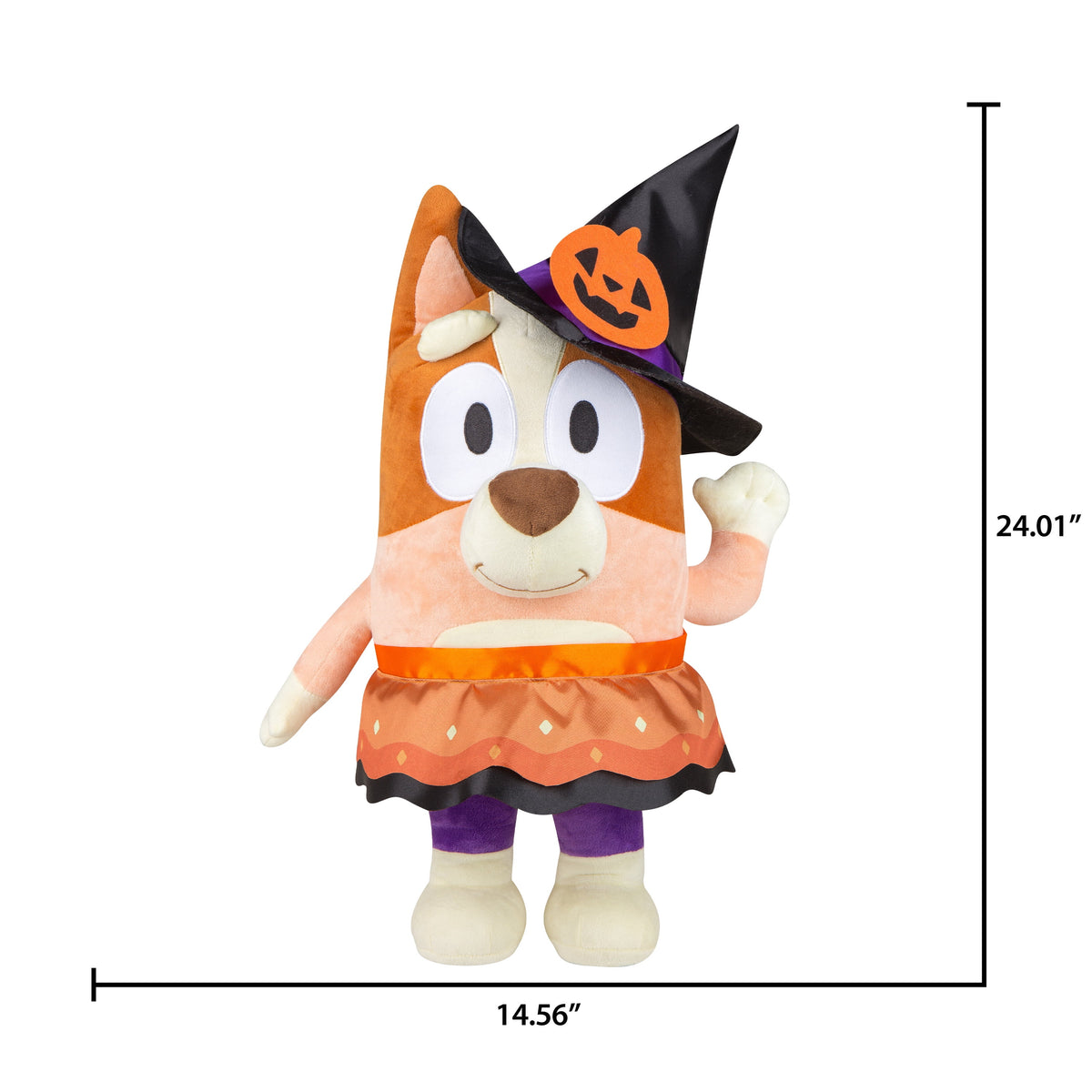 Witchwood™ Halloween Porch Greeter Bingo as Witch 14.56 in x 12.59 in x 24.01 in 1.60 lb ? Indoor/Outdoor Halloween Decoration