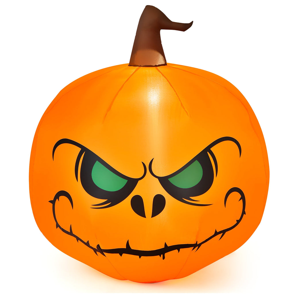 Witchwood™ Costway 4 FT Halloween Inflatable Pumpkin Large Blow up with Build-in LED Light