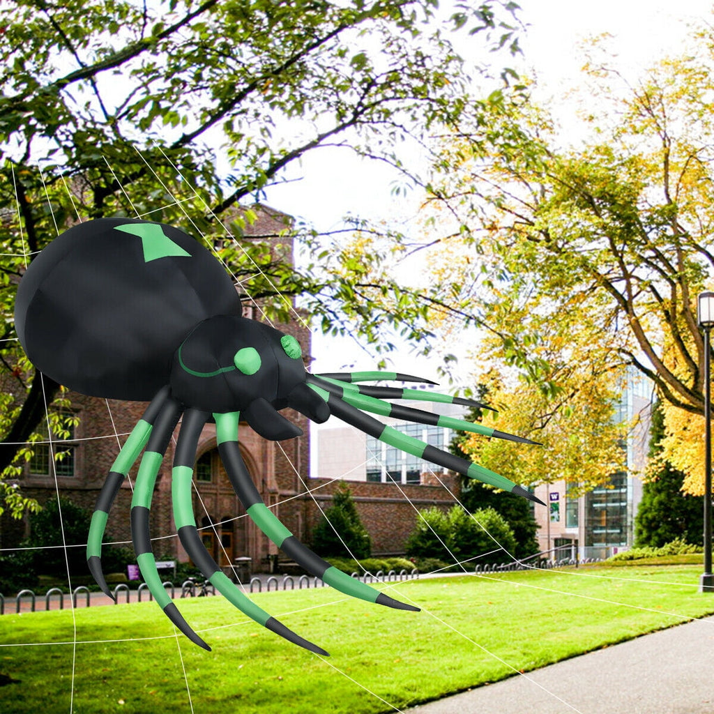 Witchwood™ Gymax 6FT Halloween Inflatable Blow-Up Spider w/ LED Lights Outdoor Yard Decoration