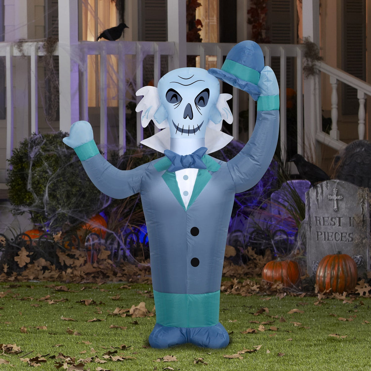 Witchwood™ Airblown Inflatable Haunted Mansion Ezra Hitchhiking Ghosts Disney Halloween Decoration