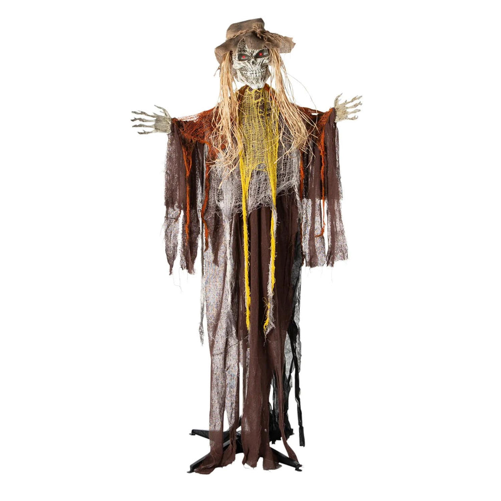 Witchwood™ 6 Ft. Standing Animated Skeletal Reaper Halloween Decoration