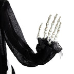 Witchwood™ 57" Animated LED Lighted Head-in-Hand Skeleton Maid Halloween Decoration
