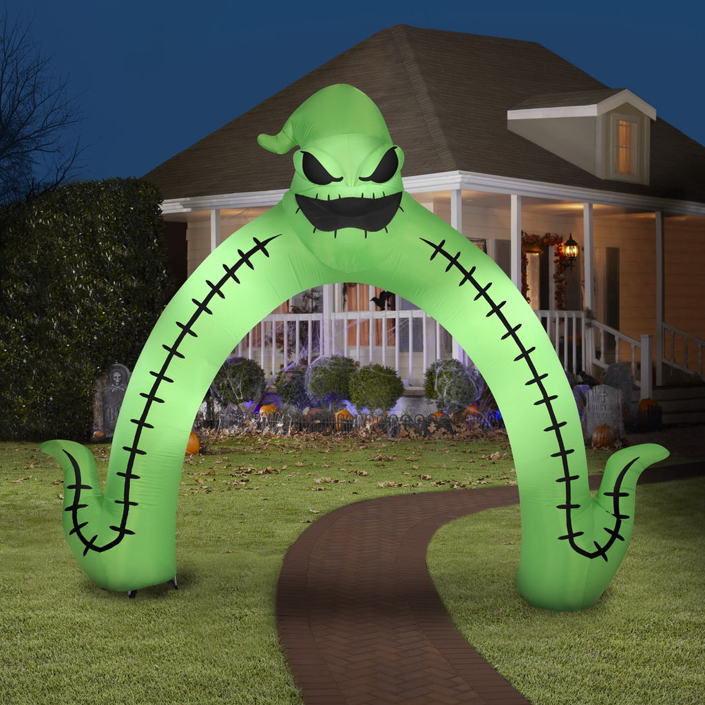 Witchwood™ Halloween Inflatable Oogie Boogie Archway, 10 ft Tall, Multi