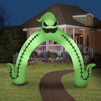 Witchwood™ Halloween Inflatable Oogie Boogie Archway, 10 ft Tall, Multi