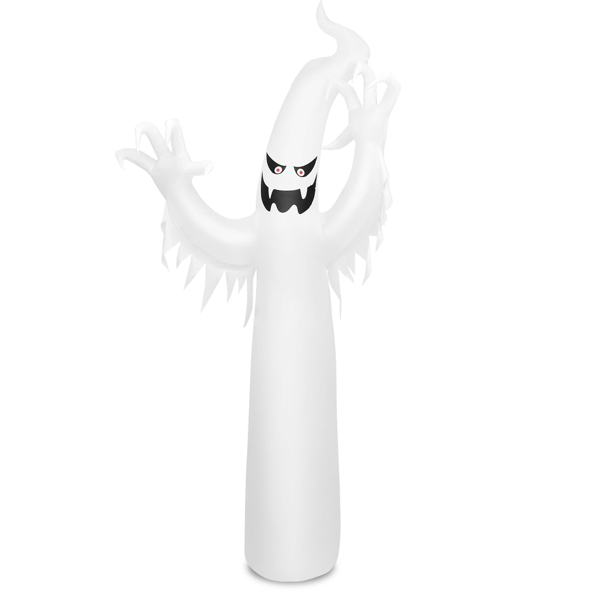 Witchwood™ Gymax 12ft Inflatable Halloween Ghost Blow Up Decoration w/ Built-in Flame Light