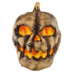 Witchwood™ 10" Animated Flaming Burlap Pumpkin Halloween Decoration