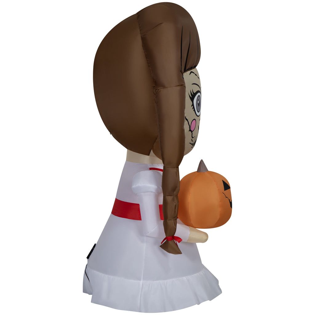 Witchwood™ New Warner Bros. Halloween The Conjuring's Annabelle Airblown Yard Inflatable Decor, 4.5'