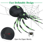 Witchwood™ Gymax 6FT Halloween Inflatable Blow-Up Spider w/ LED Lights Outdoor Yard Decoration