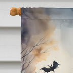 Witchwood™ Halloween Papillon Dog House Flag 28x40IN Double-Sided Polyester Decorative Sleeve Pole Flag for Outdoor Home Garden