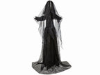 Witchwood™ 5 Ft. 6 Standing Animated Bride with Black Dress Halloween Decoration - One Size