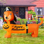 Witchwood™ Halloween Inflatable 5 FT Halloween Dog Decorations, Halloween Inflatable Dog with Built-in Lights, Halloween Decorations Outdoor Clearance For Halloween/Holiday/Garden/Yard