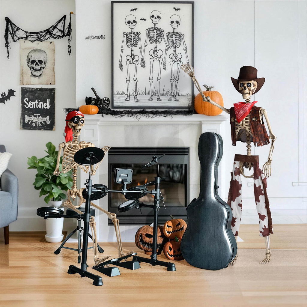 Witchwood™ Yescom Pirate Life Size Skeleton Poseable Full Size 5.6 Ft Halloween Party Decorations Haunted House 2026