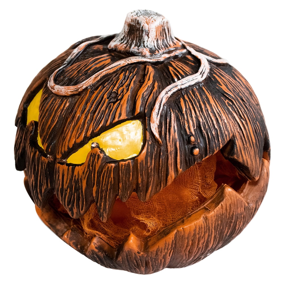 Witchwood™ Halloween Pumpkin Head Yard Decor Lighting 2025 New Gourdo Jack-O-Lantern Decor Mouth Open Vintage Pumpkin Halloween Lights Indoor & Outdoor Scary Decorations for Haunted House Porch Yard Party Decor