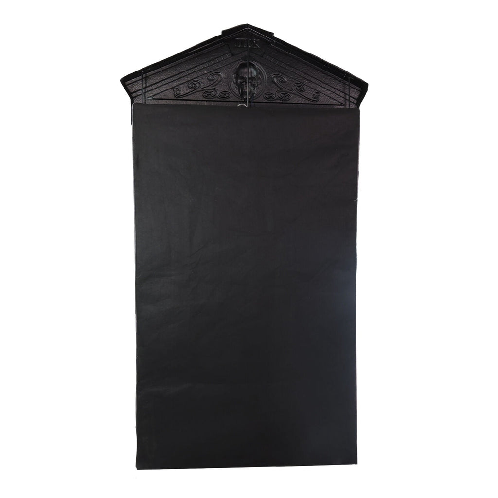 Witchwood™ 6.7 ft. Motion-Triggered Mausoleum Halloween Animatronic by Tekky, HHMAUSOLEUM-1FLSA