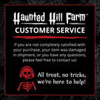 Witchwood™ Lunging Pumpkin Carver Zombie Girl with Jack O'Lantern by Tekky, 3.2 ft Premium Talking Halloween Animatronic, HHPMPCVR-FLSA