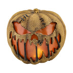 Witchwood™ 14" Animated Flaming Burlap Pumpkin Halloween Decoration