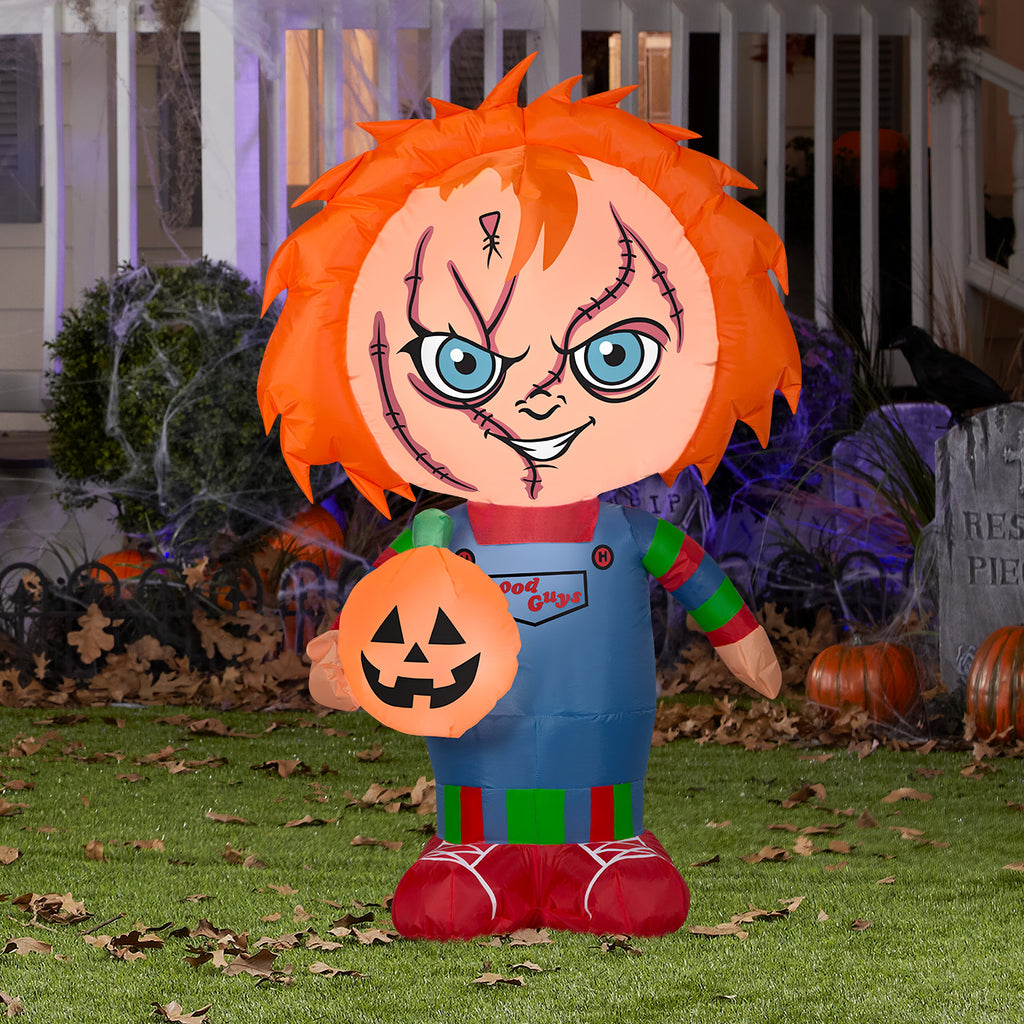 Witchwood™ Airblown Stylized Chucky SM Inflatable - Halloween - Red