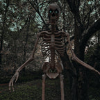 Witchwood™ 8 ft Tall Motion-Activated Towering Skeleton, Premium Talking Halloween Animatronic Decoration, Plug-In, HHTWRSKEL-2FLSA