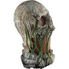 Witchwood™ Tekky Toys 12" Light-Up Animated Flaming Rotted Skull Halloween Decoration