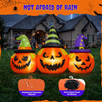 Witchwood™ 6FT Halloween Inflatable Pumpkins Decorations with LED Lights, Halloween Blow Ups Decoration for Home Party