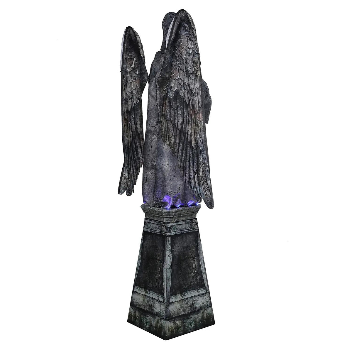 Witchwood™ 96" Cemetery Angel Animated Prop ? Creepy Halloween Yard Decoration