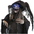 Witchwood™ 5.75 ft Animatronic Witch Indoor/Covered Outdoor Halloween Decoration, HHWITCH-20FLSA